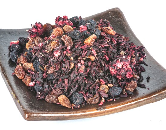 Herbata Liściasta Malinowa